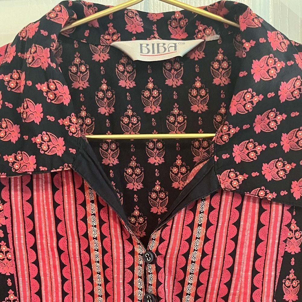 Biba Black and Pink Embellished Sundress - Picture 2 of 8